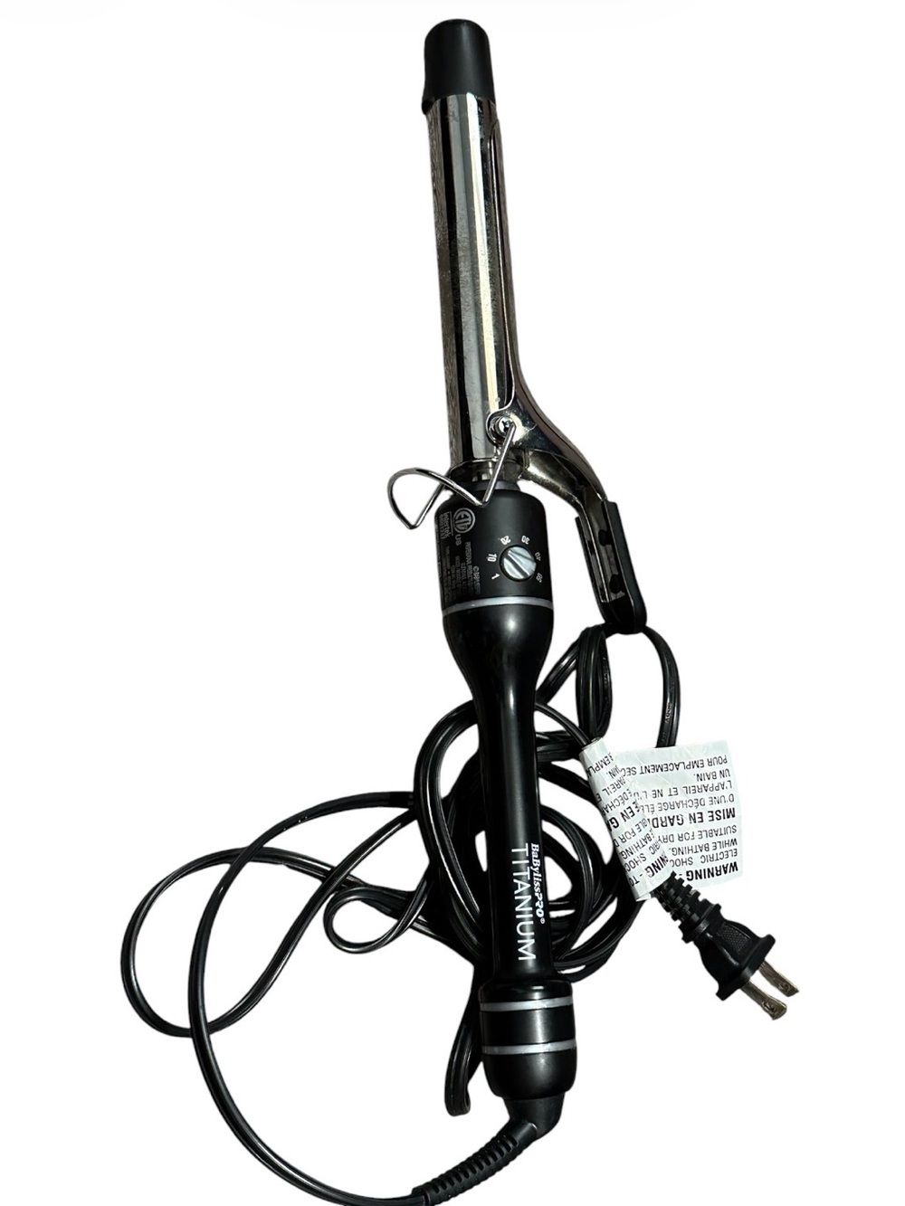 Black Titanium Curling Iron